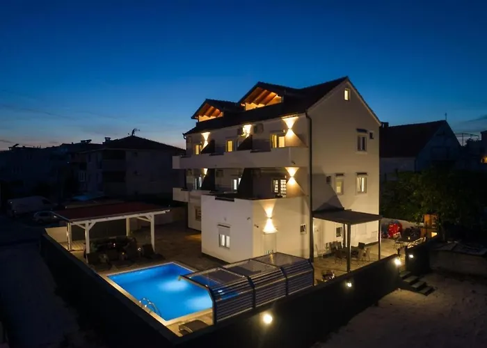 Appartement In Okrug Gornji With Sea View, Terrace, Air Conditioning, Wifi 5134-1