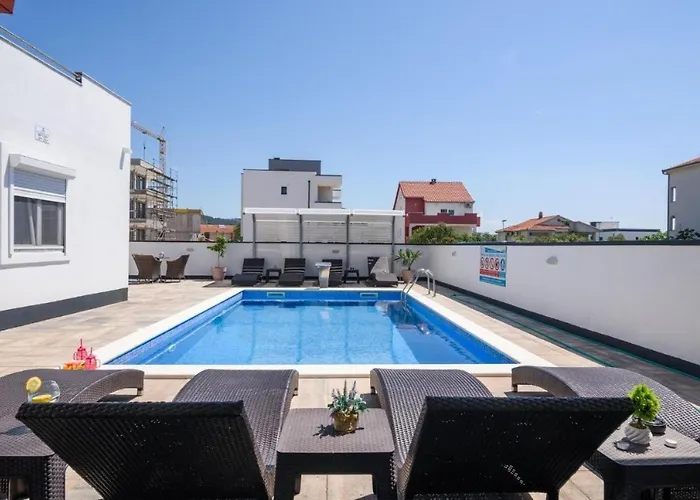 Appartement In Okrug Gornji With Sea View, Terrace, Air Conditioning, Wifi 5134-1 Trogir