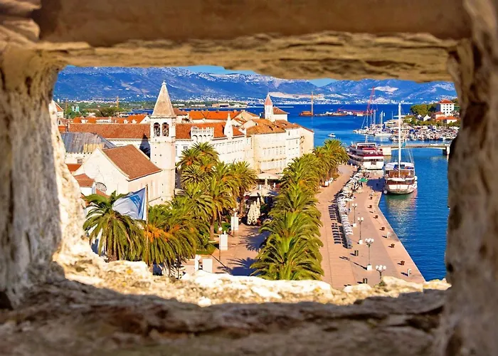 In Okrug Gornji With Sea View, Terrace, Air Conditioning, Wifi 5134-1 Appartement *