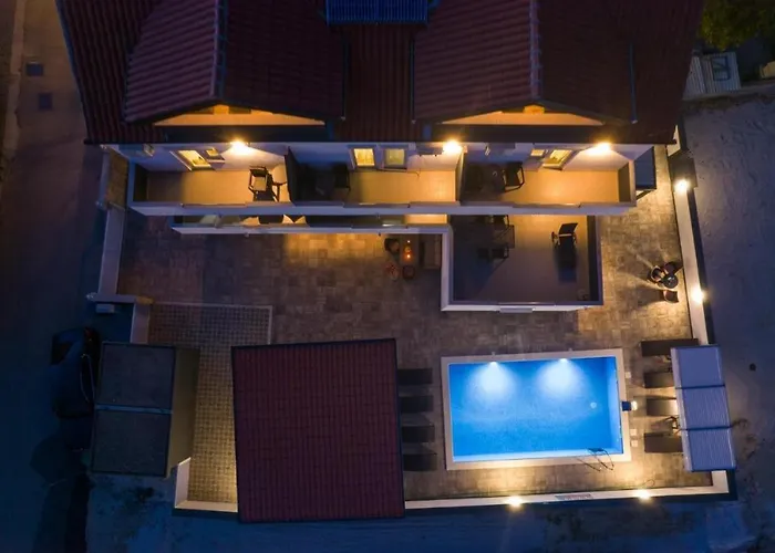 In Okrug Gornji With Sea View, Terrace, Air Conditioning, Wifi 5134-1 Apartment *