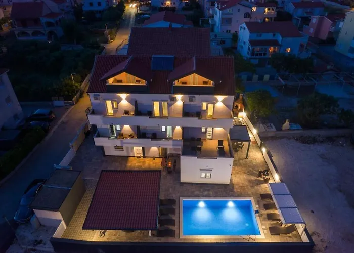 Apartment In Okrug Gornji With Sea View, Terrace, Air Conditioning, Wifi 5134-1